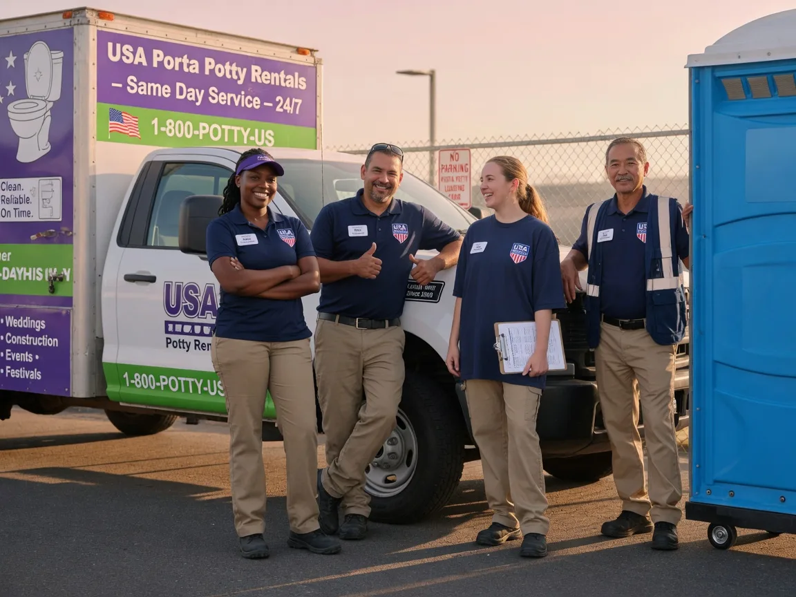 Porta Potty Rental company in Helm, CA