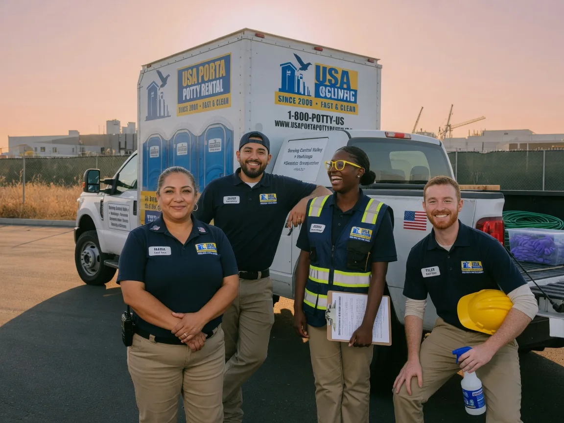 Portable Toilet Rental company in Helm, CA